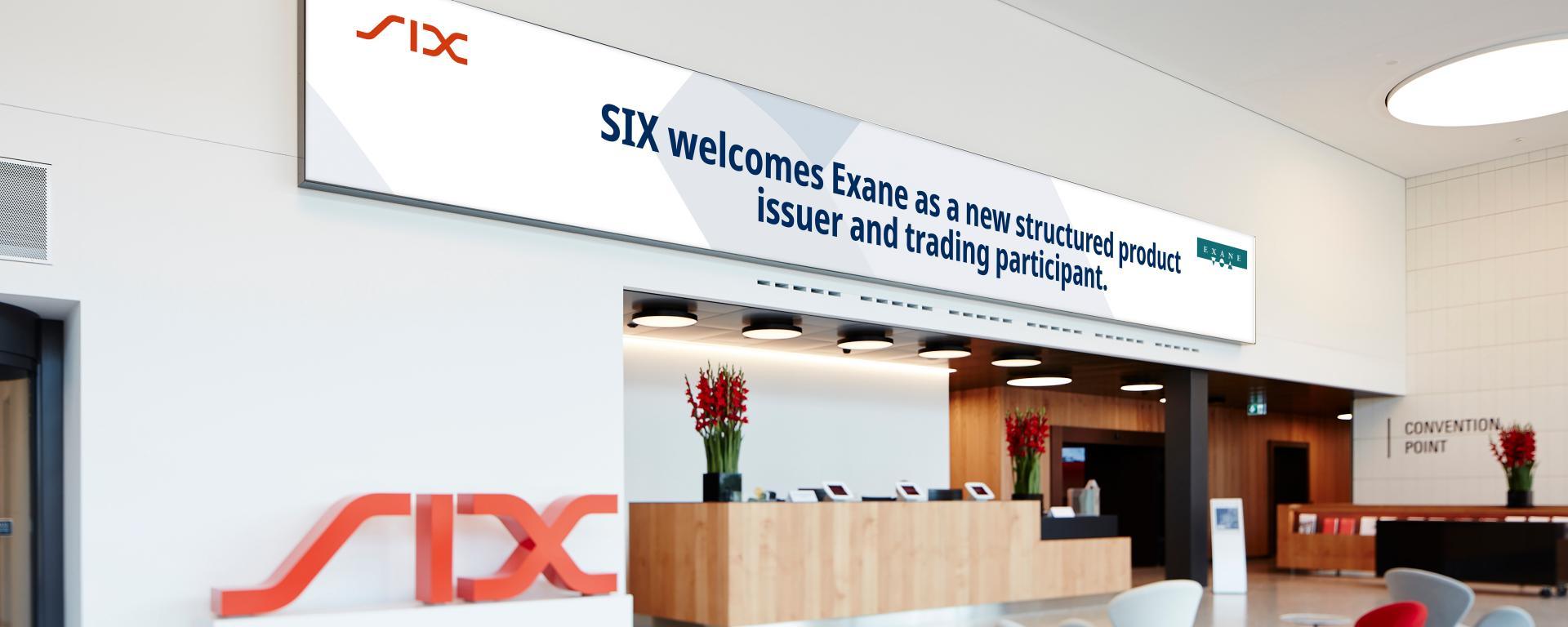 SIX 迎来 Exane Solutions (Luxembourg) SA 成为新结构性产品发行人