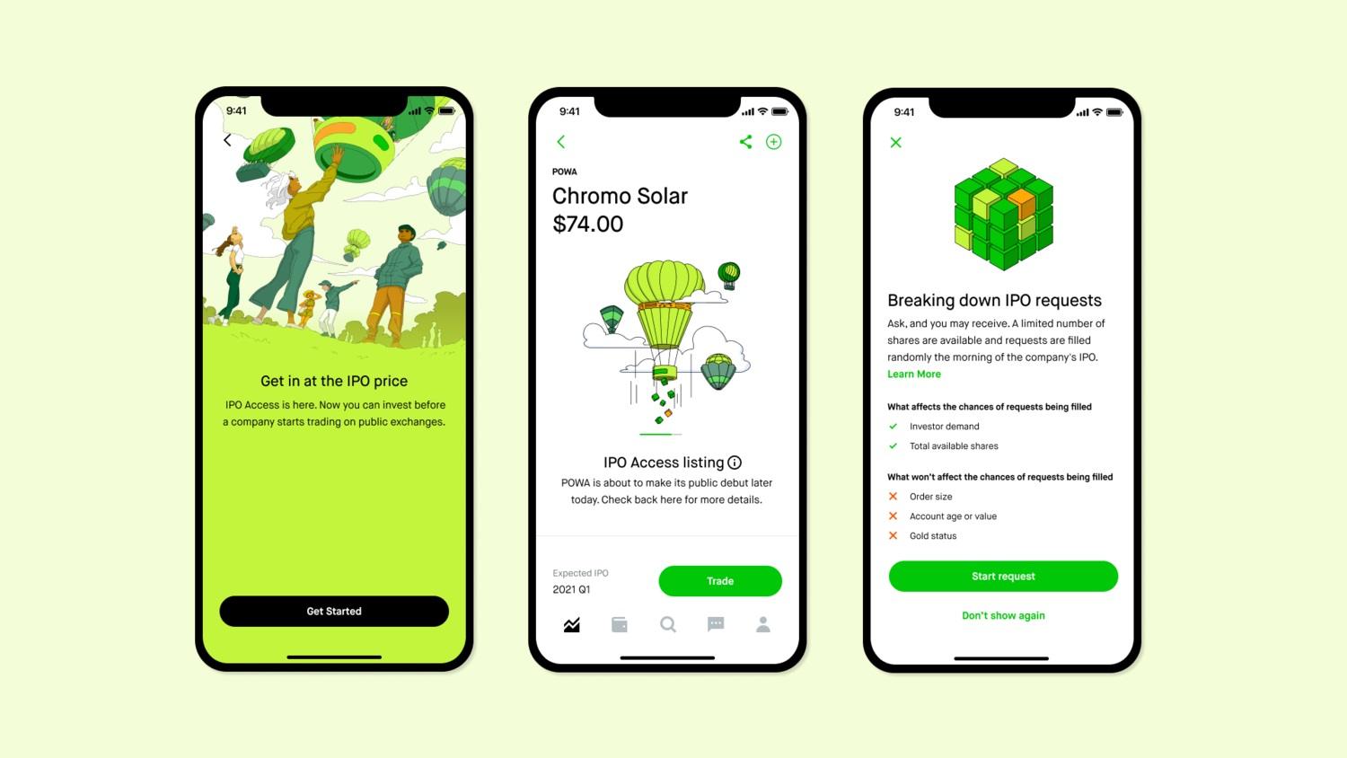 Robinhood 推出 IPO Access,散户可享 IPO 发行价购股