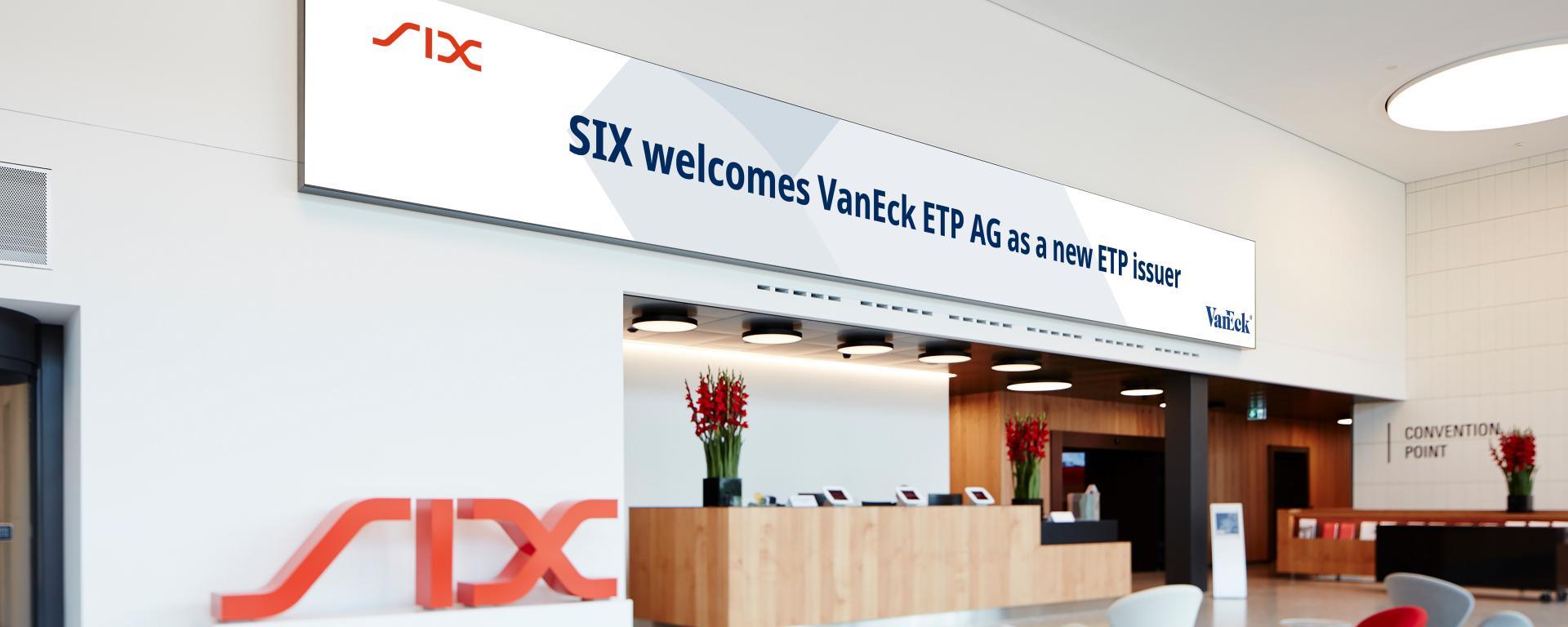 VanEck ETP AG 在 SIX 上市比特币和以太坊 ETP