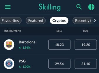 独家:Skilling 推出粉丝代币差价合约交易
