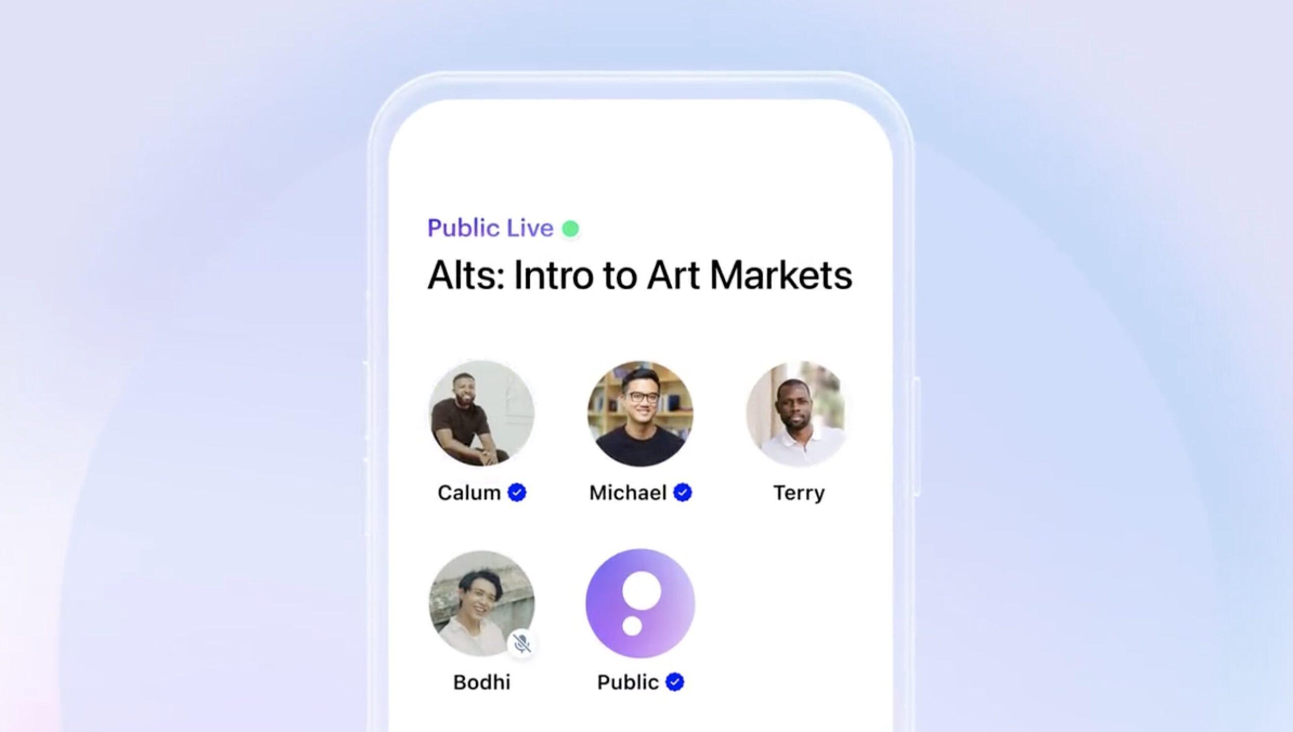 Public.com推出新音频节目Alts on Public Live,聚焦另类资产