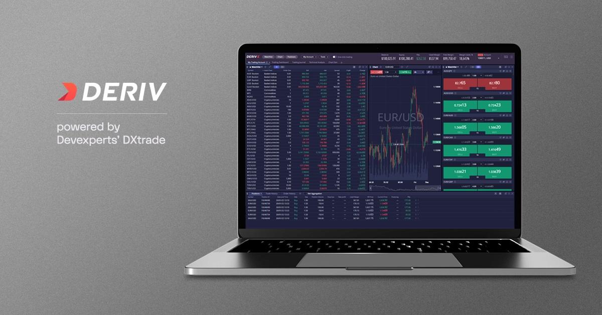 Deriv.com 推出 Deriv X 交易平台,由 Devexperts 提供技术支持
