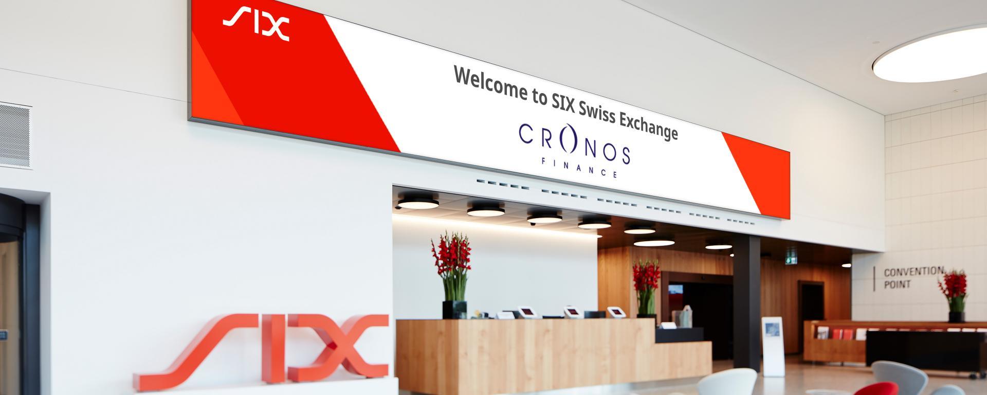 SIX瑞士交易所迎来新基金发行人Cronos Finance SA