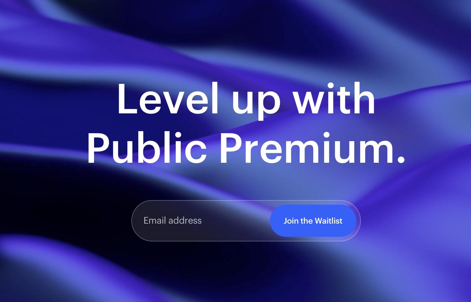 Public.com 为 Public Premium 会员推出盘后股票交易