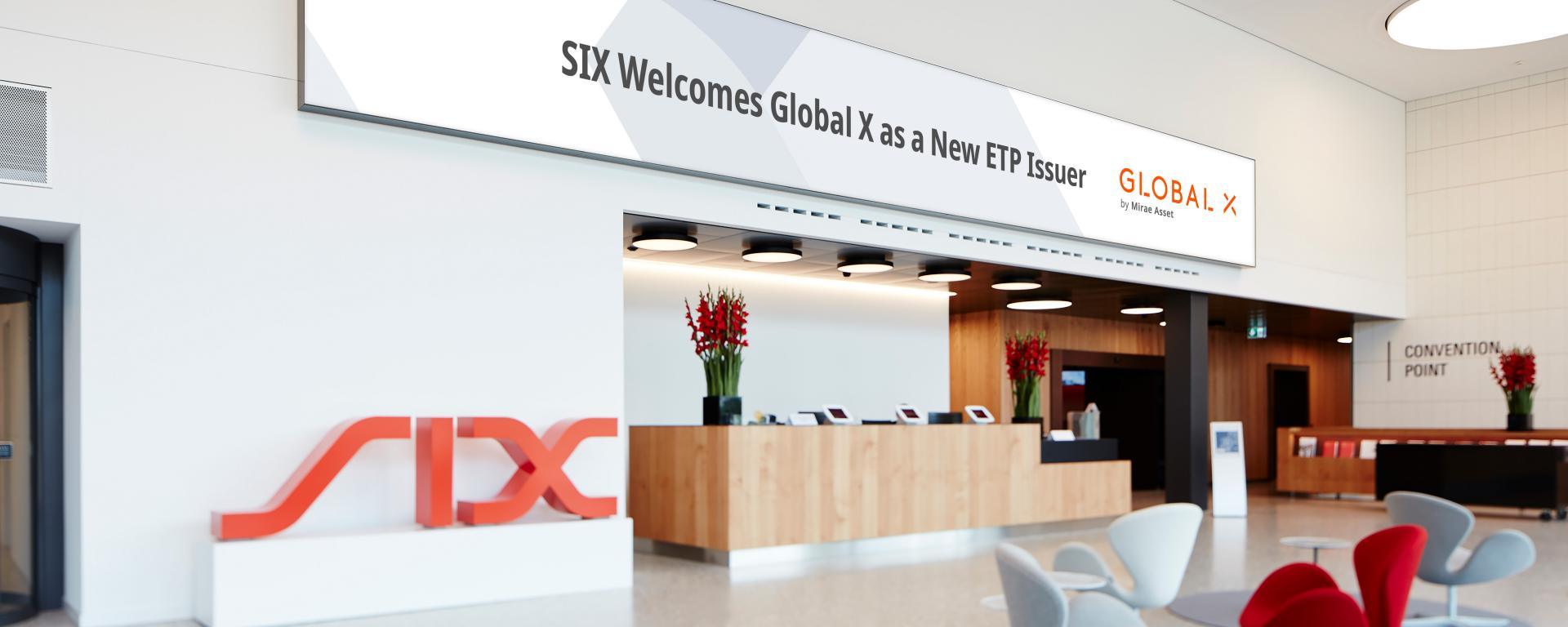 SIX瑞士交易所迎来Global X作为新ETP发行商,加密货币ETP总数达168只