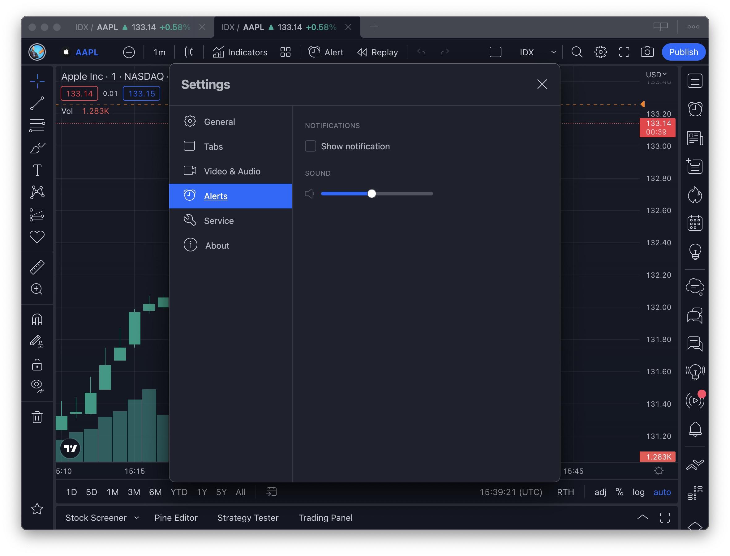 TradingView 发布桌面端 2.0 版本,新增应用内音量控制等功能