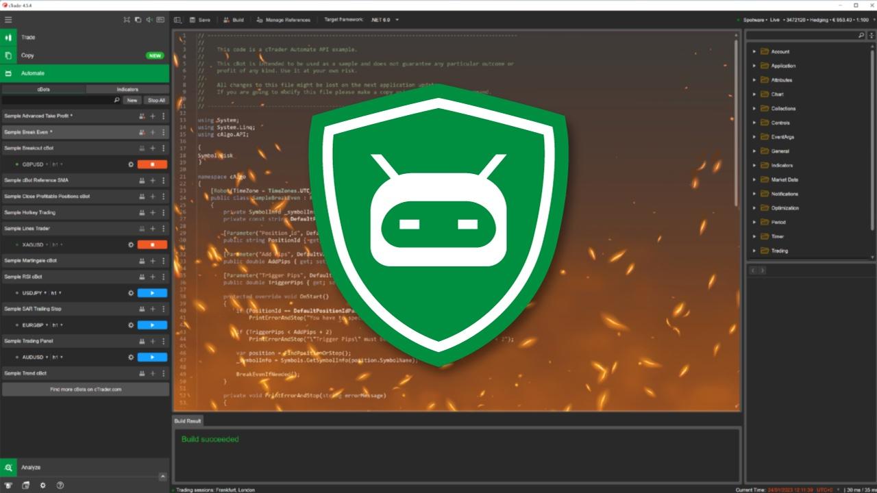 cTrader Desktop 4.6 发布:cBots 容错与自动化 API 增强
