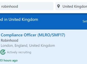Robinhood计划进军英国市场,在伦敦招聘关键职位
