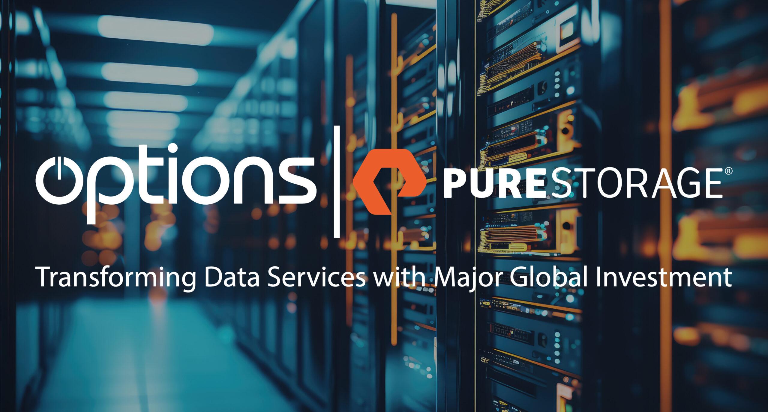 Options宣布对Pure Storage进行新的五年投资