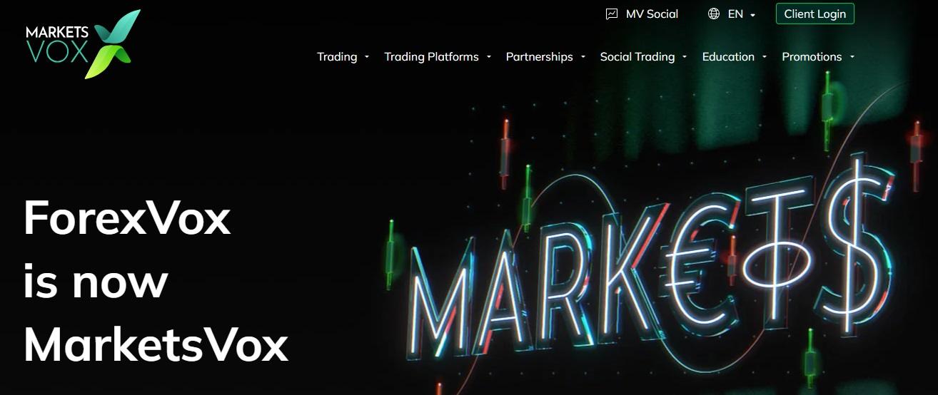 ForexVox 更名为 MarketsVox,拓展多资产交易服务