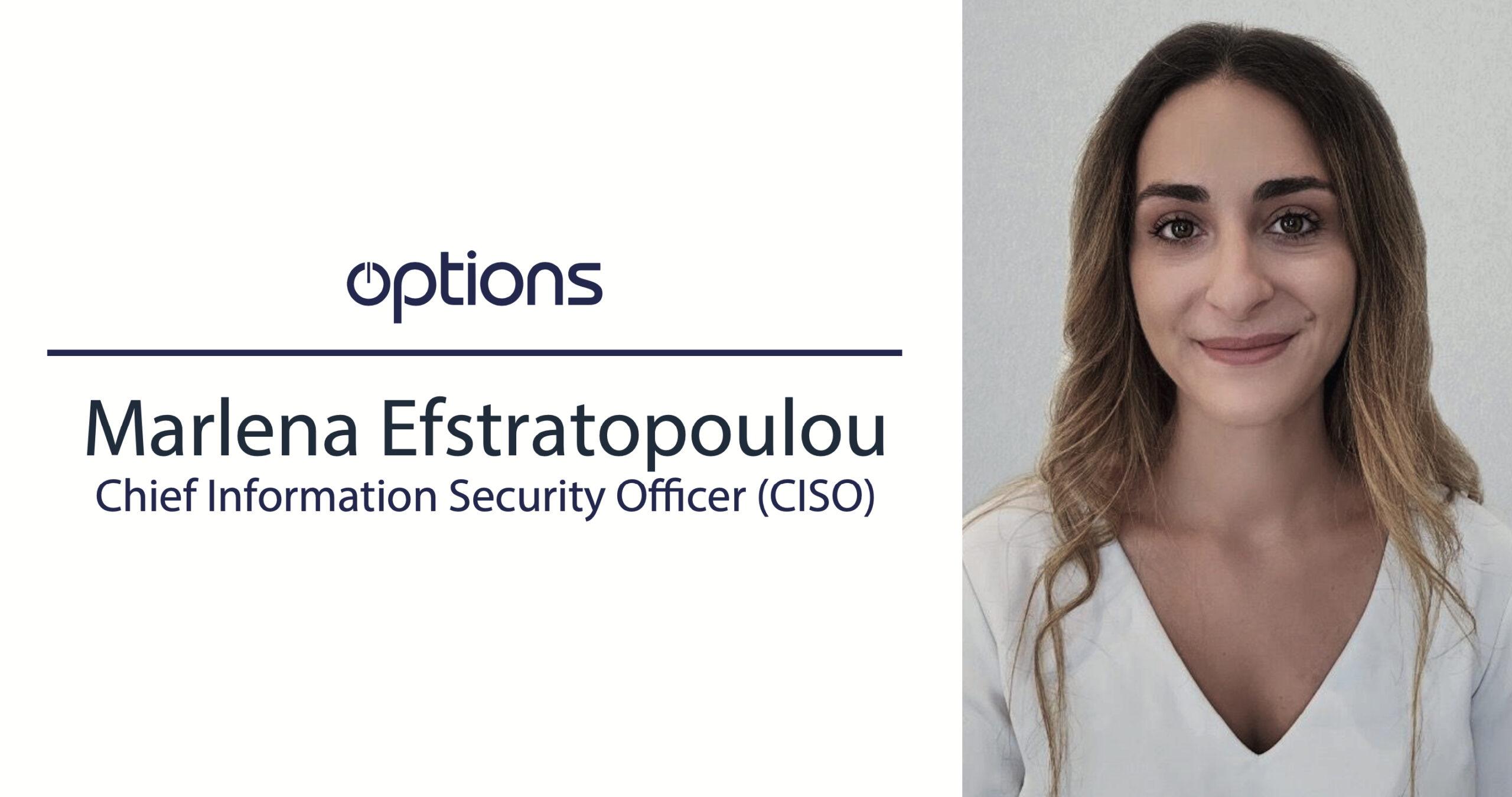Options Technology 任命 Marlena Efstratopoulou 为首席信息安全官