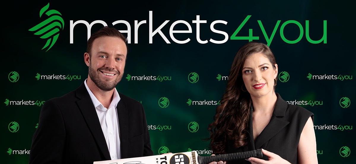 Markets4you 签约板球传奇 AB de Villiers 担任品牌大使
