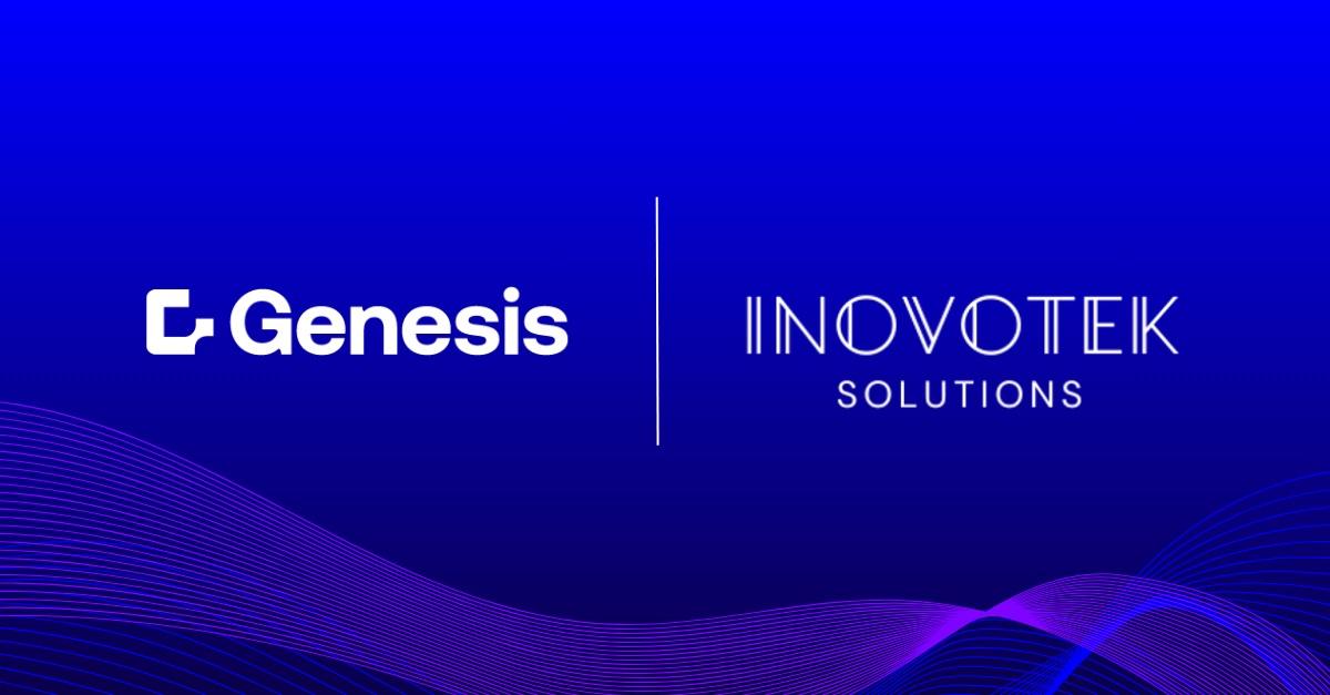 Genesis与Inovotek Solutions合作加速金融市场软件创新