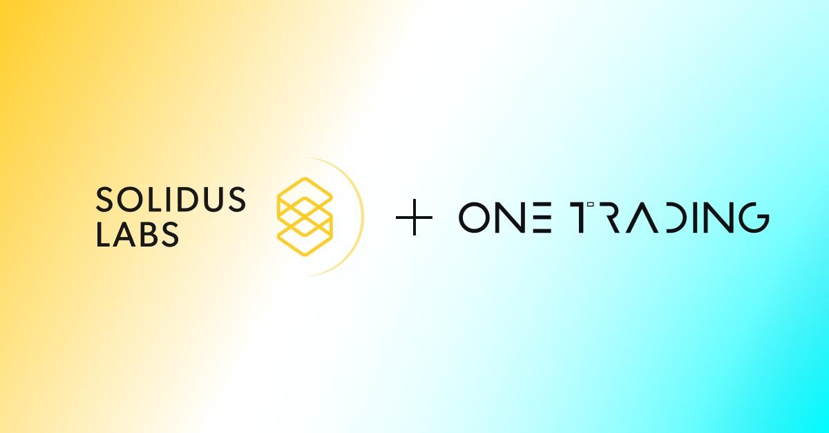 One Trading 联手 Solidus Labs 强化合规与安全,备战 MiCAR