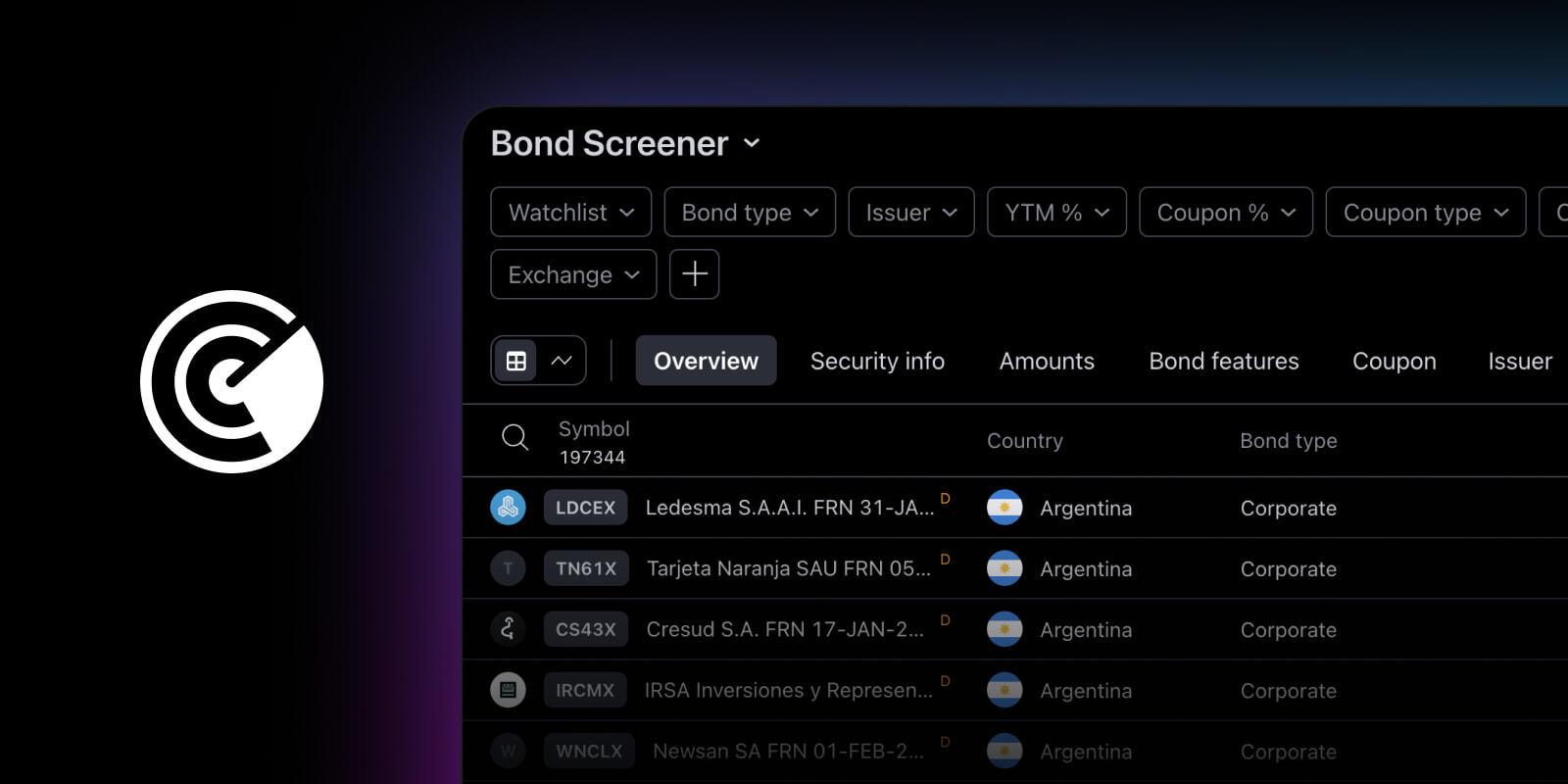 TradingView 推出债券筛选器,助力交易者高效分析债券