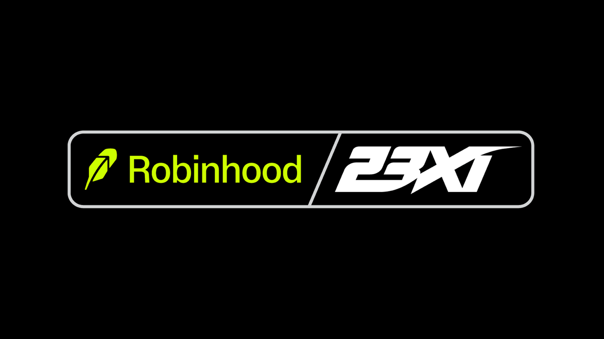Robinhood赞助23XI Racing车队,正式进军NASCAR赛车领域