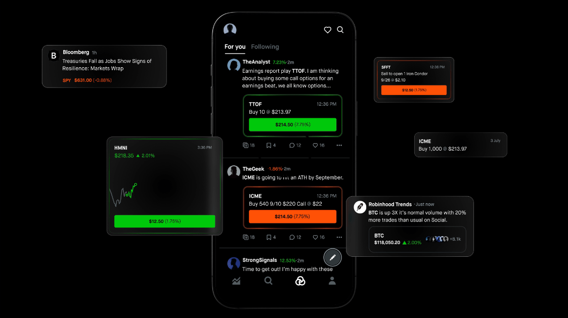 Robinhood推出社交交易社区Robinhood Social，并扩展Legend平台功能