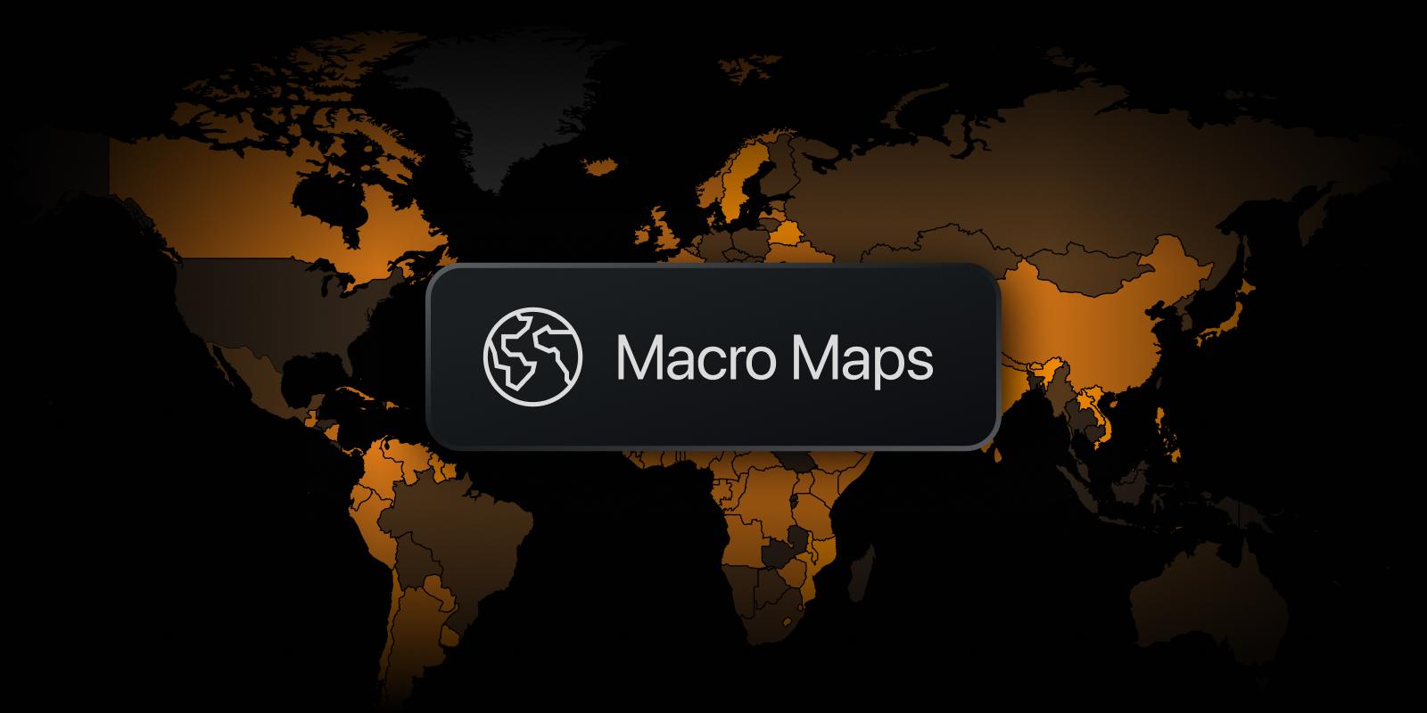 TradingView 推出 Macro Maps：以交互式地图直观解读全球经济数据