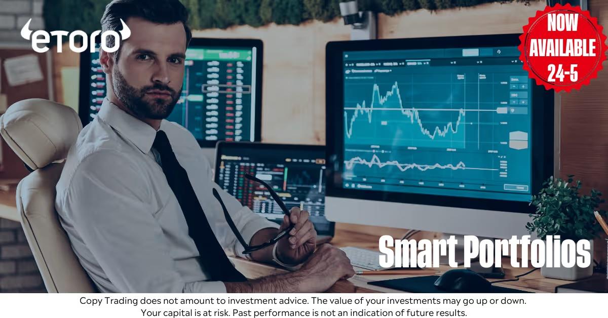 eToro 将部分智能投资组合扩展至每周5天24小时交易