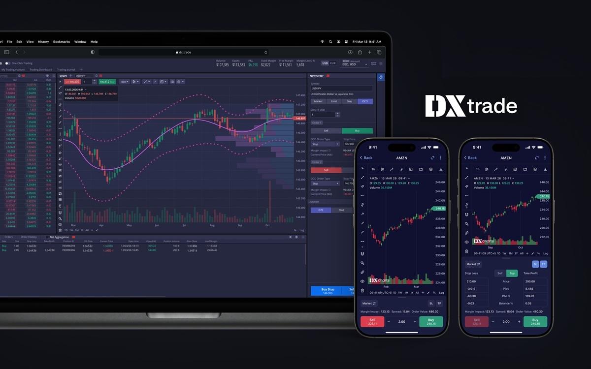 DXtrade 发布更新:新增侧边栏订单录入与固定主页工作区