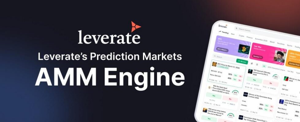 Leverate推出混合AMM引擎：LMSR定价+CLOB执行 白标预测市场平台解决流动性难题