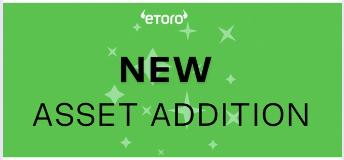 eToro 新增 19 种加密资产，平台总数突破 200 种