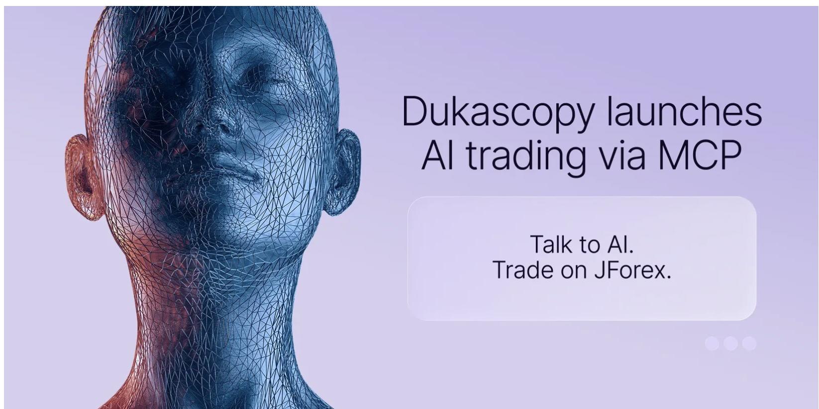 Dukascopy Bank 推出AI聊天助手交易,成首批瑞士银行之一
