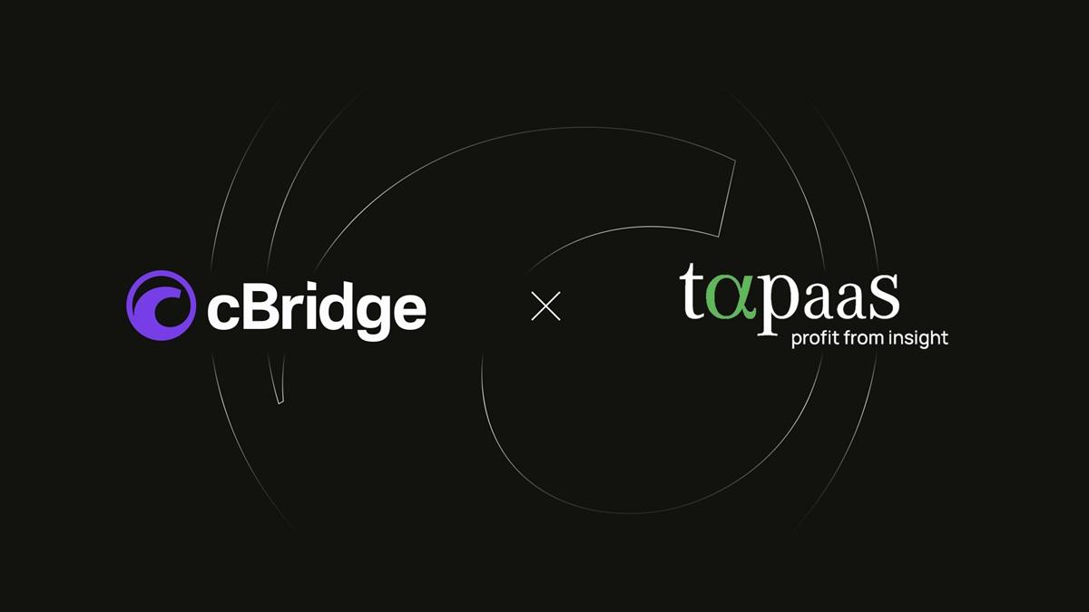 cBridge 与 Tapaas 达成合作,为经纪商提供实时风险情报