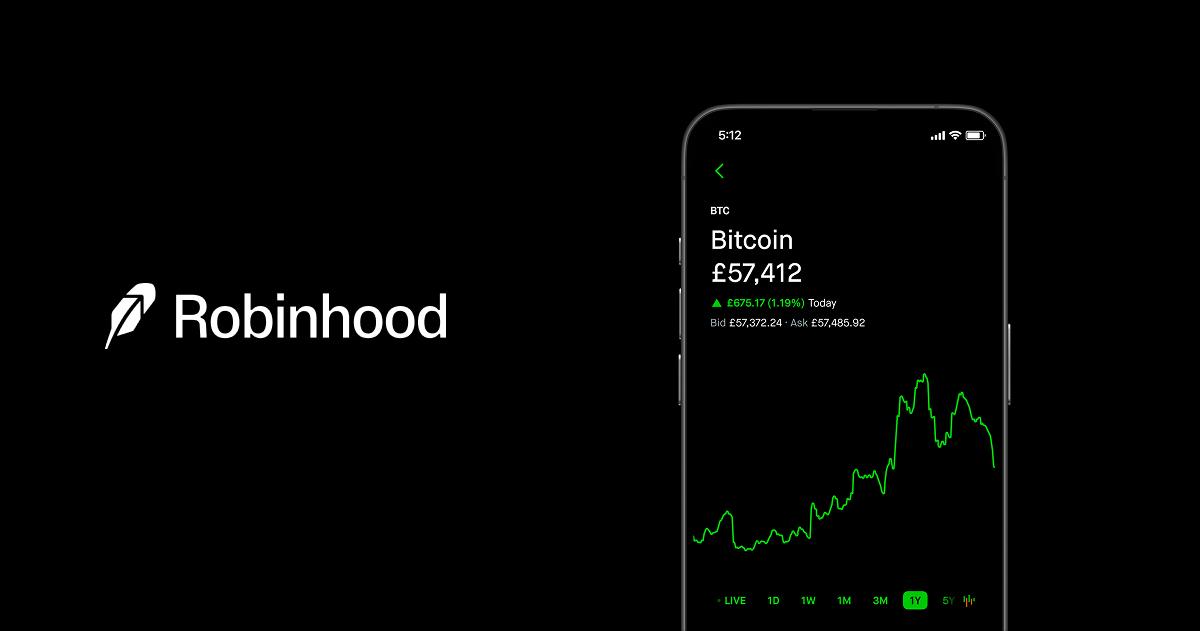 Robinhood正式在英国推出加密交易,零交易费接入超50种加密货币