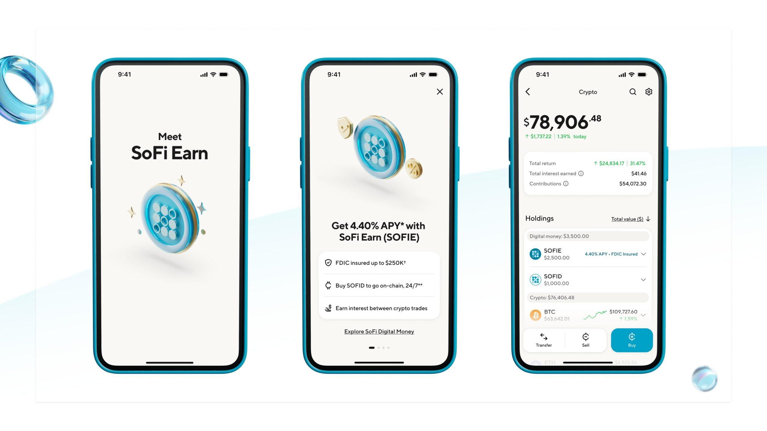 SoFi推出由国家特许银行发行的代币化存款产品SoFi Earn
